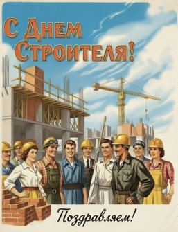 Поздравление Президента Ассоциации СРО «Объединение строителей РК» Ю.А. Кичигина с Днём строителя