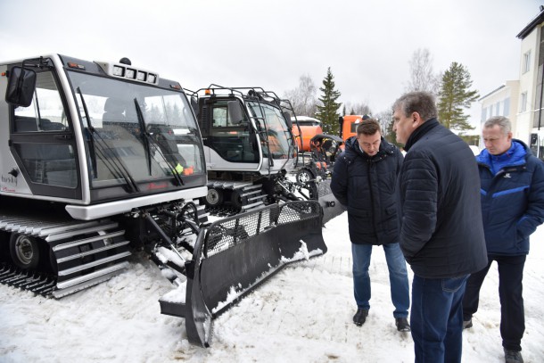 На лыжном стадионе в Выльгорте обновили автопарк