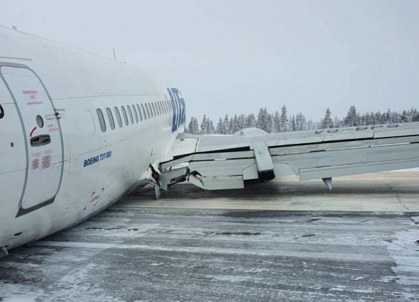 Совершивший в Усинске жесткую посадку Boeing переместят на временную стоянку