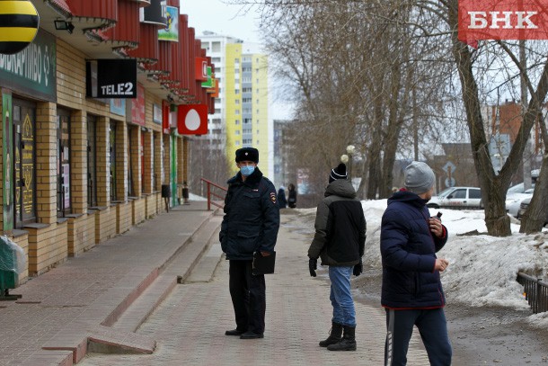 Сыктывкарец замахнулся на полицейских