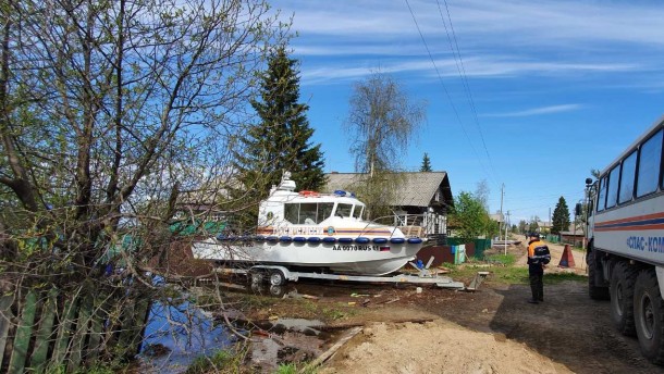 В Усть-Цилемском районе уровень воды в реке опустится ниже неблагоприятных отметок в течение недели