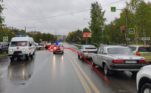 В Ухте Skoda и Toyota не поделили перекресток