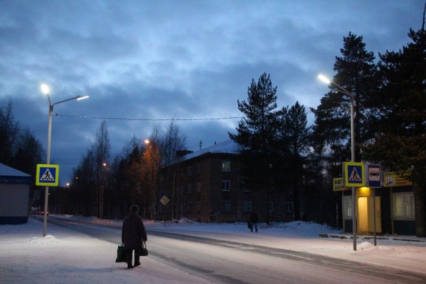 В Печоре дополнительно осветили 43 пешеходных перехода