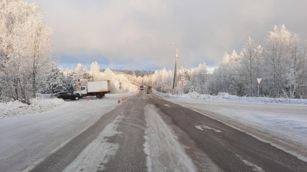 В Сосногорске ГАЗ протаранил иномарку