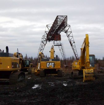 На строительстве газопровода \