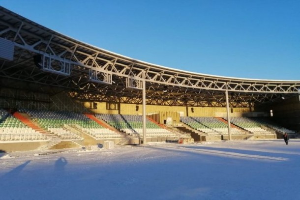 На республиканском стадионе в Сыктывкаре завершены основные работы по реконструкции