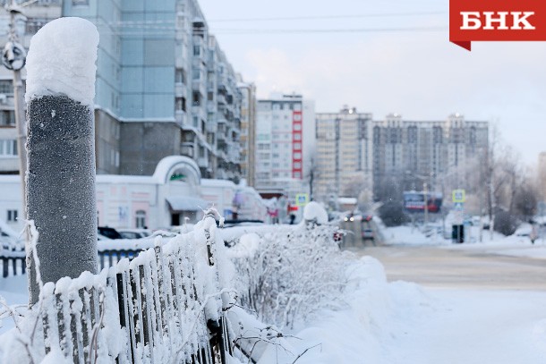 Морозы в Коми продолжаются