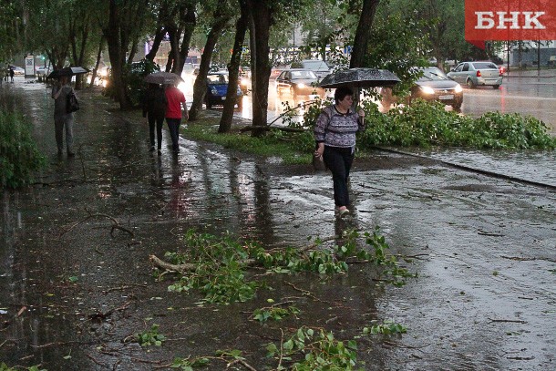 В Коми объявили штормовое предупреждение