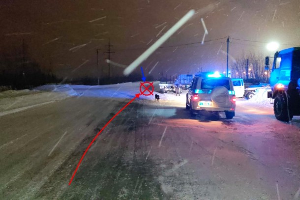 Под Усинском КамАЗ подмял УАЗ