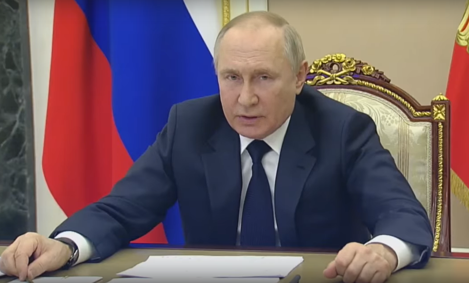 Президентская помощь. Выступление Путина.