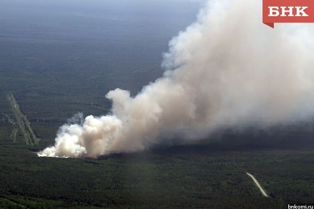 В Коми насчитали больше поселков и дач, которым угрожают лесные пожары 