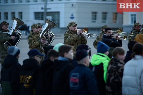 В Сыктывкаре репетируют парад Победы