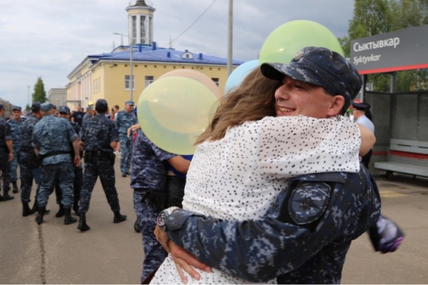 Полицейские Коми вернулись из командировки на Северный Кавказ