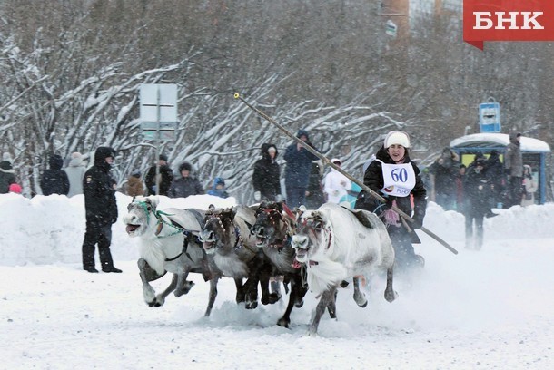 Воркутинцы отметили Праздник Севера гонками на оленьих упряжках и показом национальных костюмов