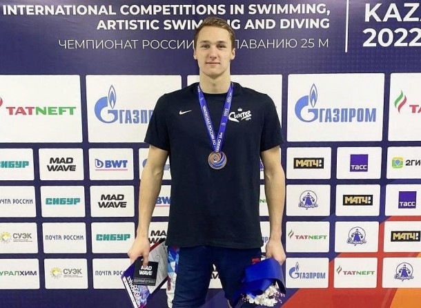 Николай Зуев завоевал бронзу на чемпионате России по плаванию