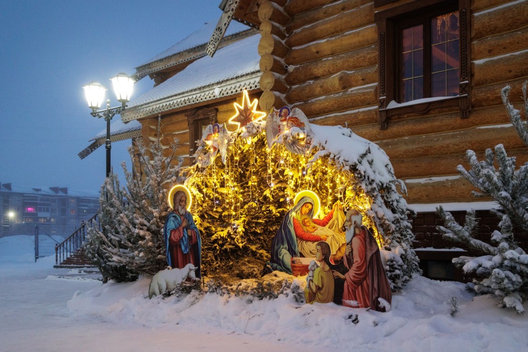 Фоторепортаж БНК: как православные воркутинцы встретили Рождество 