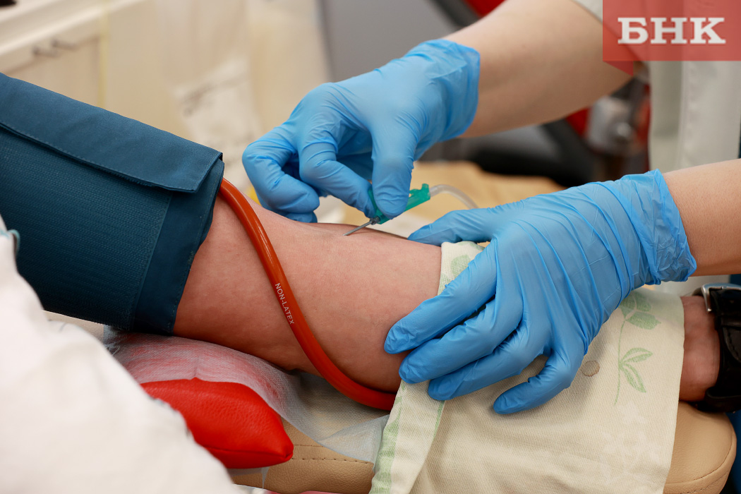 Более 100 сотрудников МВД по Коми стали донорами крови