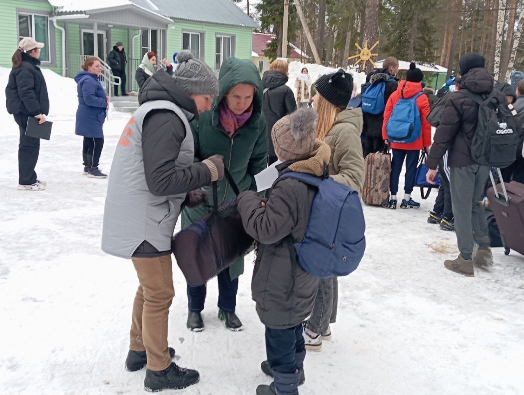 Приехавшие в Коми из Белгорода дети обрадовались снегу