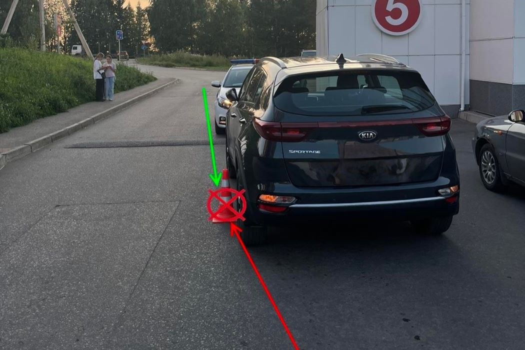 В Сыктывкаре 15-летний велосипедист попал под колеса Kia