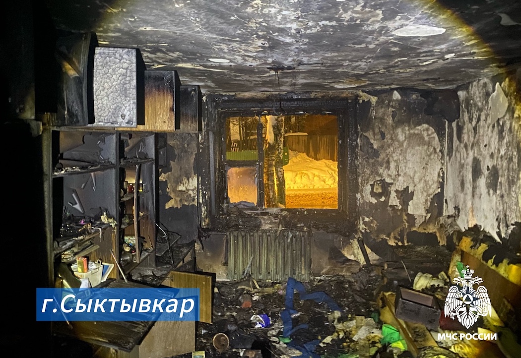 Названа причина пожара в сыктывкарской «деревяшке»