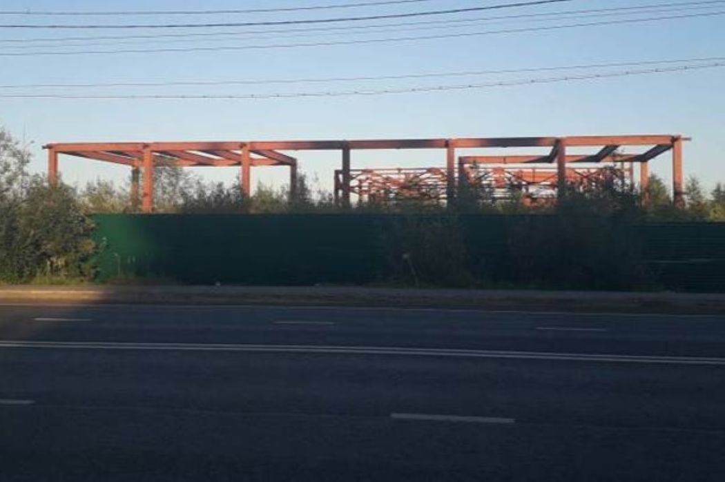 В Сыктывкаре выставили на торги металлический каркас на Сысольском шоссе