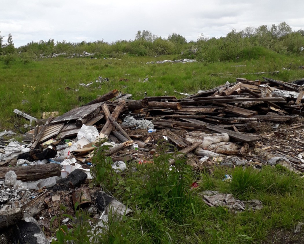 На уборку свалки в ижемской деревне потратили миллион рублей
