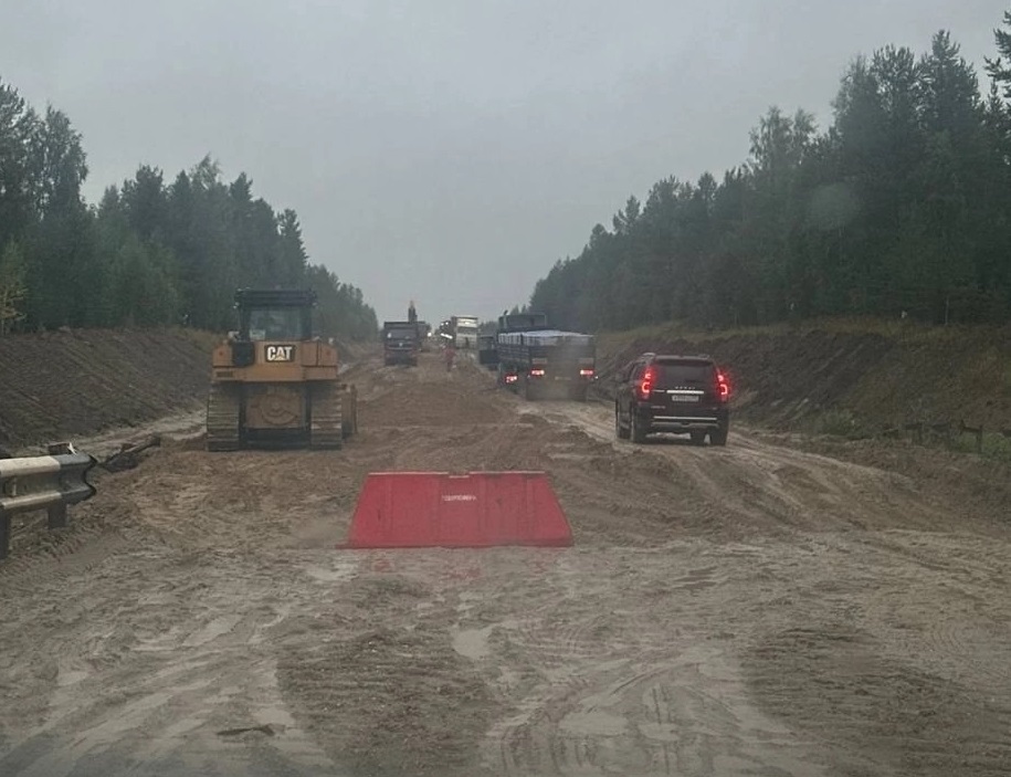 Дорогу Кожва — Чикшино вновь размыло