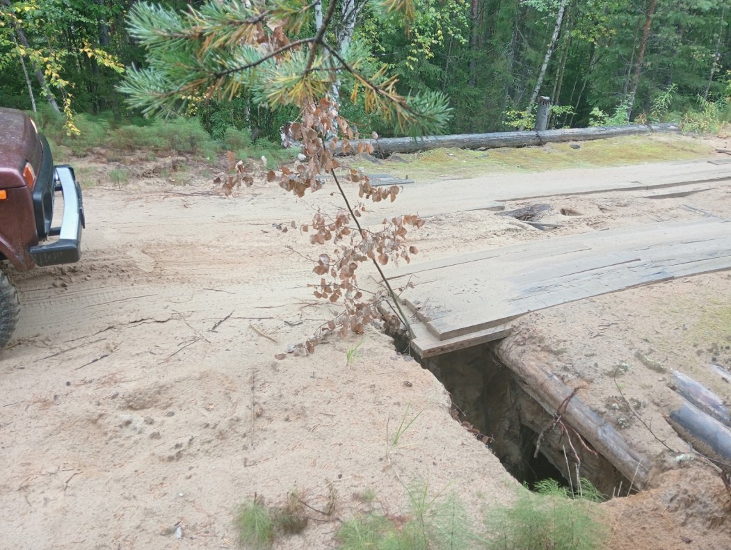 На дороге Курья — Якша в Троицко-Печорском районе обнаружили четыре аварийных моста