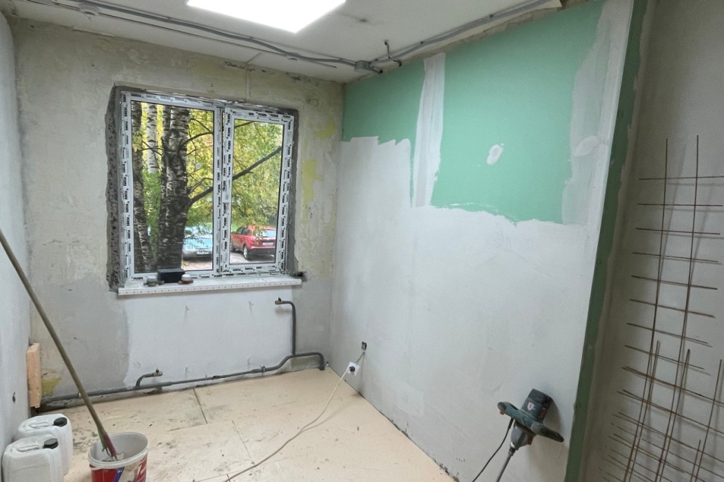 В сыктывкарской Орбите обновляют опорный пункт на Малышева, 15