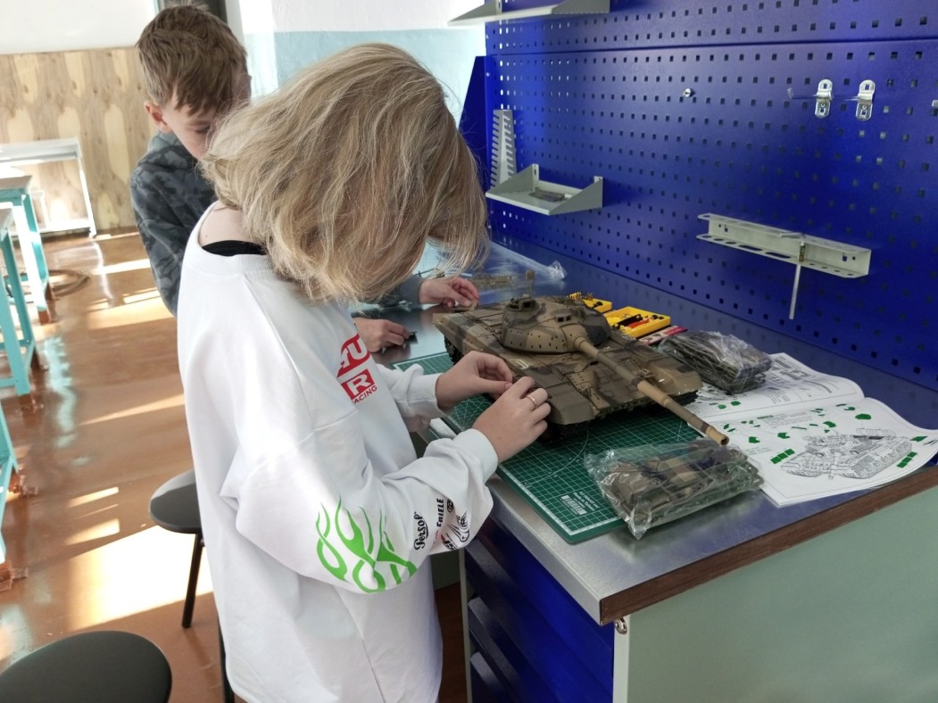 В Сосногорске открылся кружок танкомодельного спорта