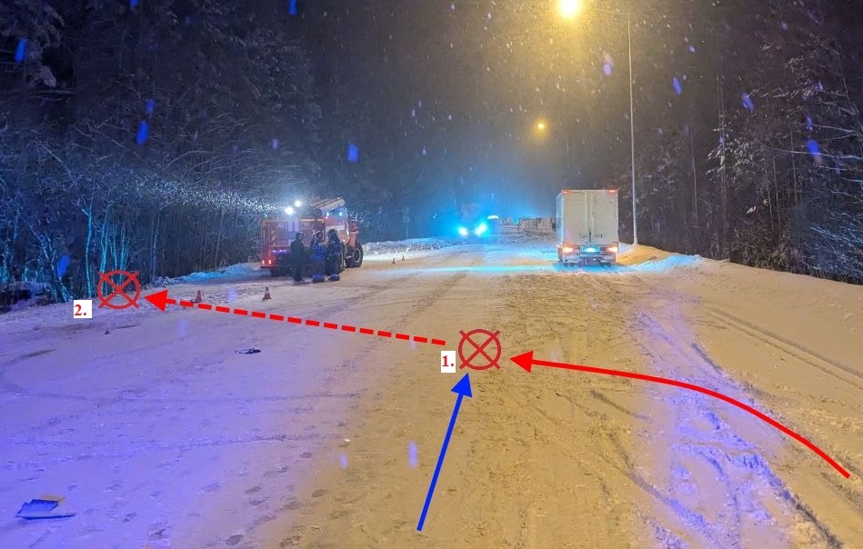 Автоинспекторы составили картину смертельного ДТП на трассе в Корткеросском районе