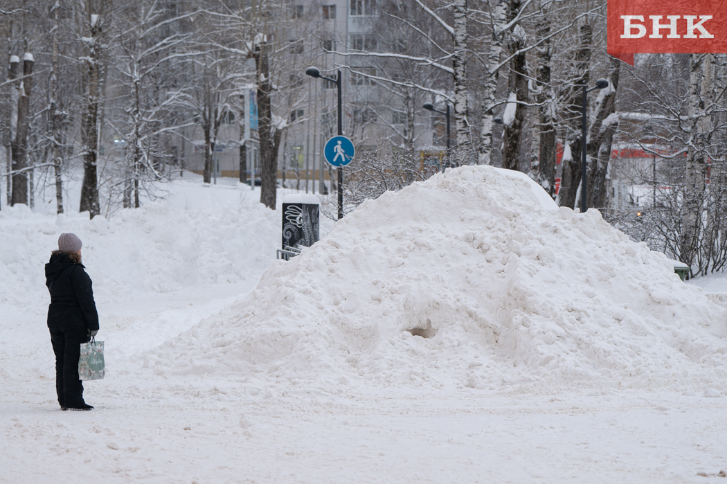 Коми — лидер по высоте сугробов среди регионов России