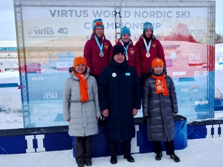 Ирина Губер выиграла третье золото ЧМ по лыжным гонкам в Казахстане