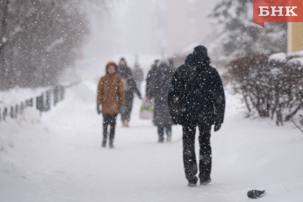Четыре муниципалитета Коми заметет снегом
