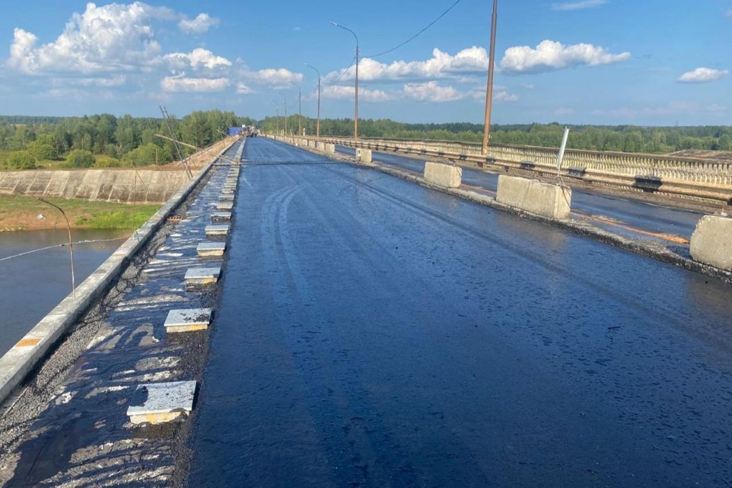 Ремонт моста через Вычегду в Корткеросском районе возобновят в апреле