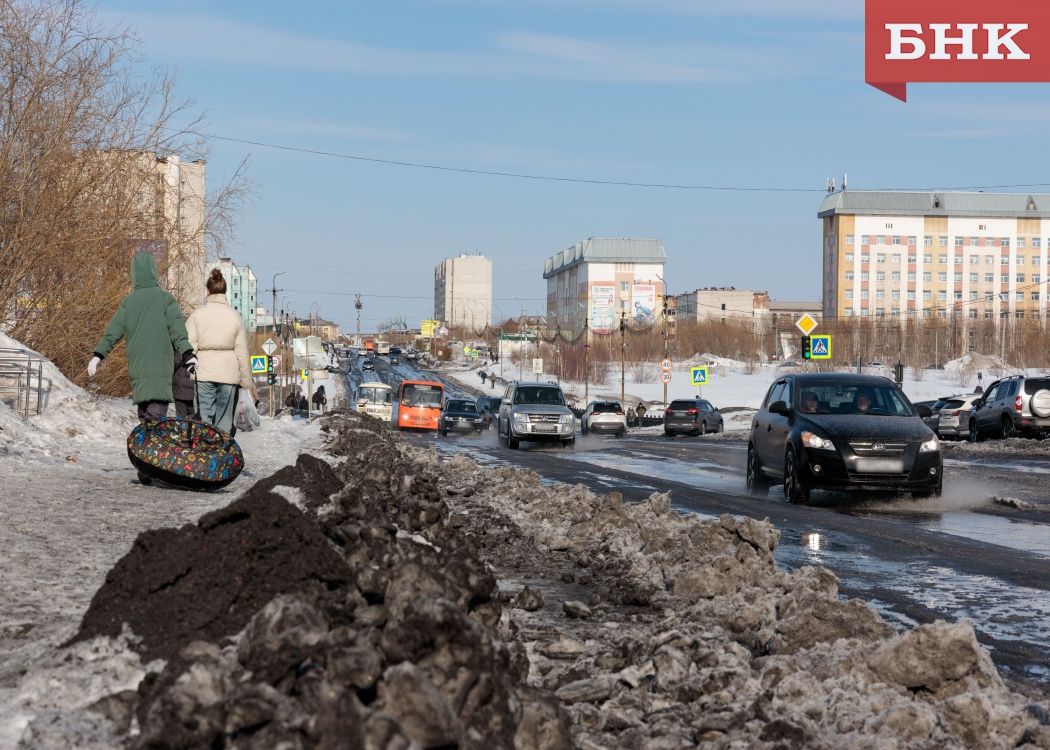 Как воркутинцы переживают капризы весны