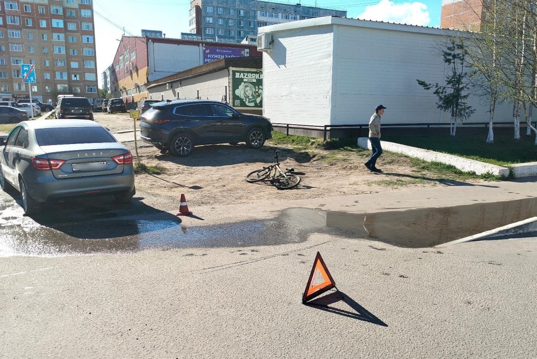 В Усинске сбили 11-летнего велосипедиста