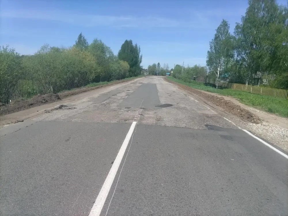 В Коми приступили к ремонту участка трассы Сыктывкар-Кудымкар в Сысольском районе