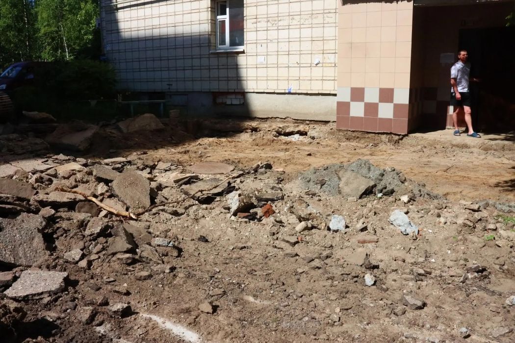Ремонт дворов в Сыктывкаре начали с улицы Куратова