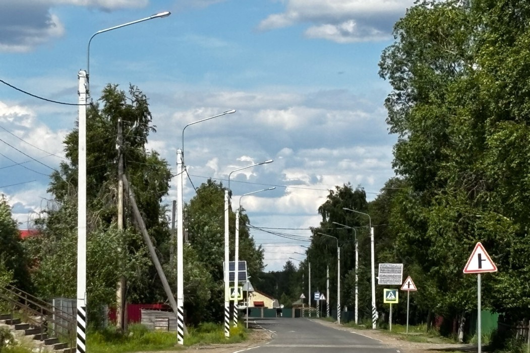 В Ижемском районе построили 9 километров новых линий освещения