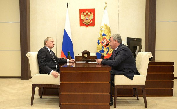 Встреча Владимира Путина с Сергеем Гапликовым