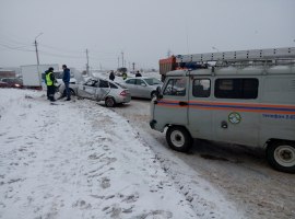 В Ухте иномарка протаранила «Ладу»