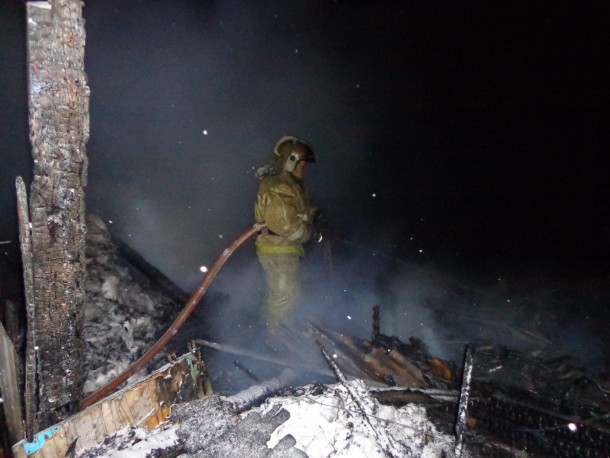 На пожаре в Усть-Куломском районе погибла женщина