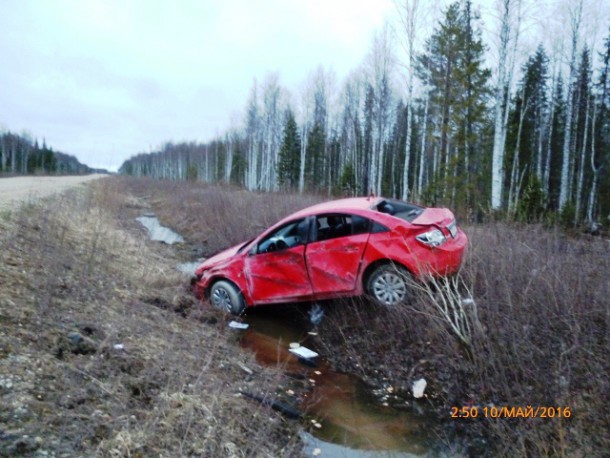 В Удорском районе перевернулся Chevrolet, погибла девушка