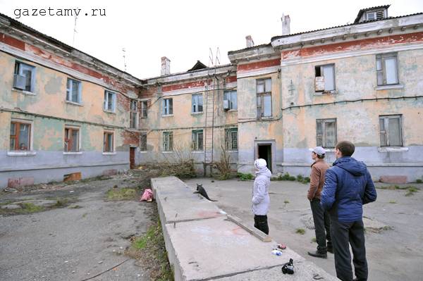 В Воркуте начал разрушаться жилой дом 