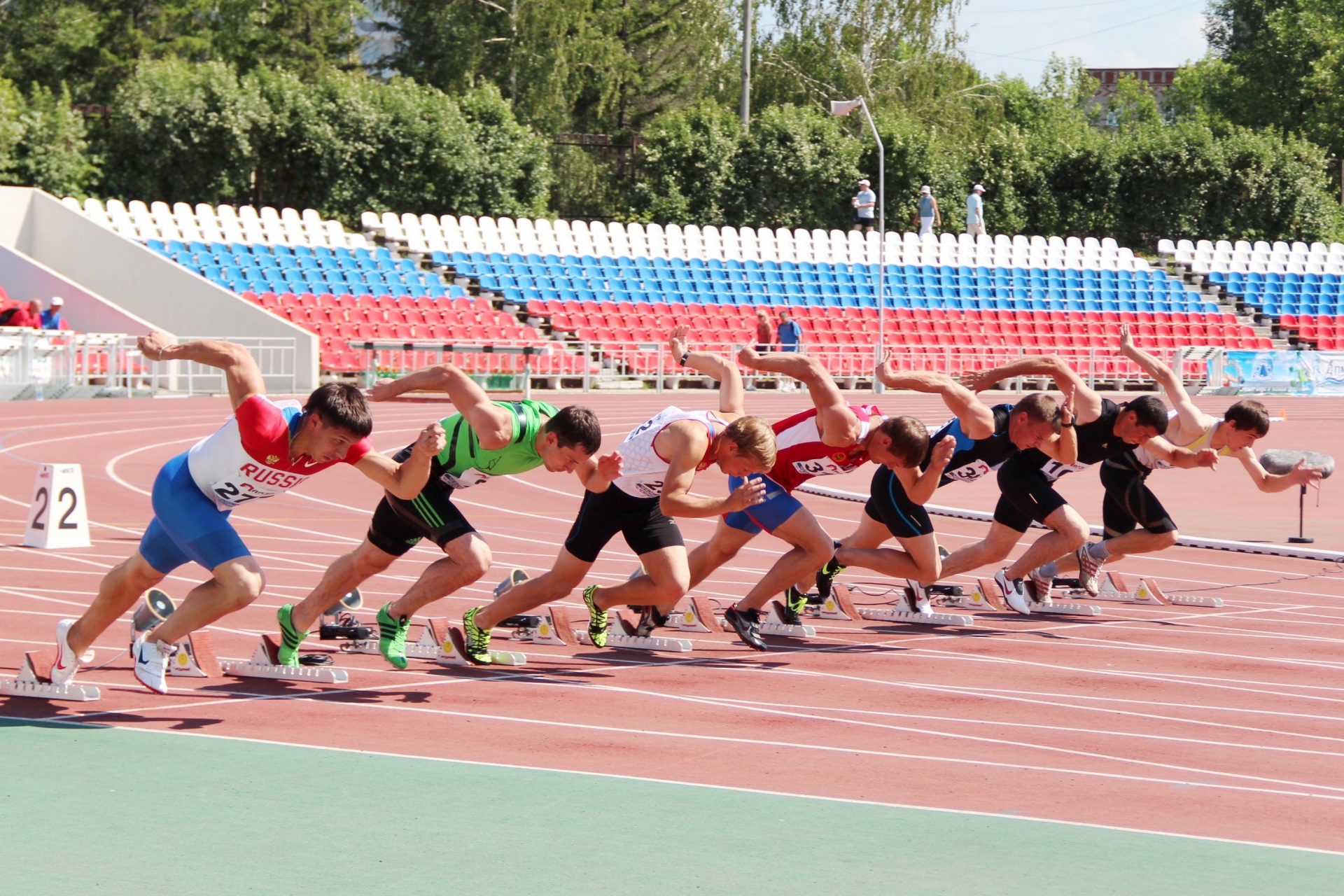 Спортивные соревнования проходят в нашей стране