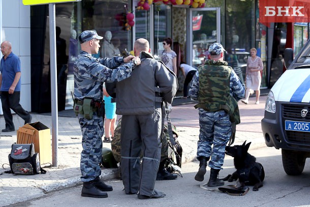 Центр Сыктывкара перекрыт полицией