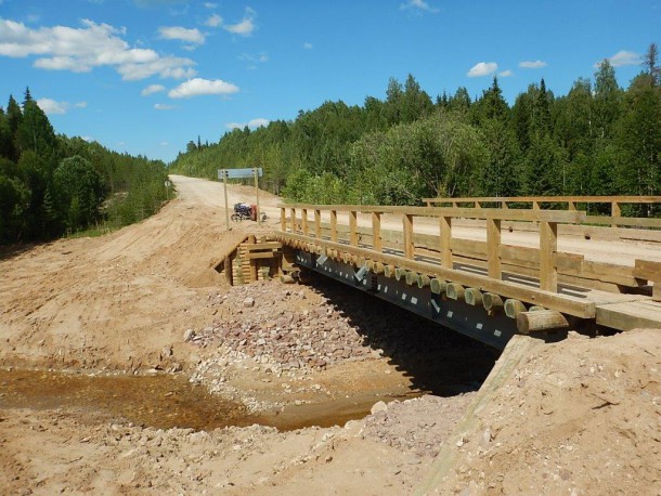 Монди СЛПК построил два моста в Усть-Куломском районе