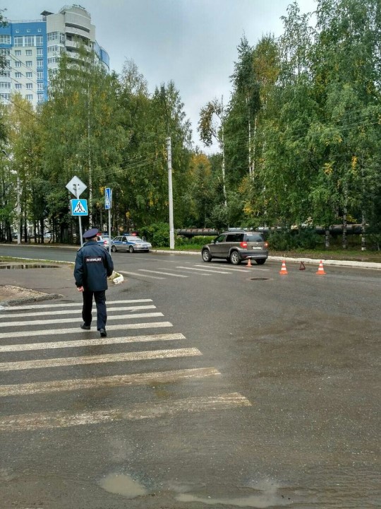 ДТП в Сыктывкаре: на зебре сбита школьница