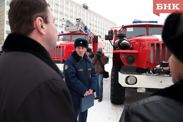 Пожарные Коми получили новую технику